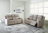 Lavenhorne Sofa, Loveseat and Recliner in Pebble - PKG015547