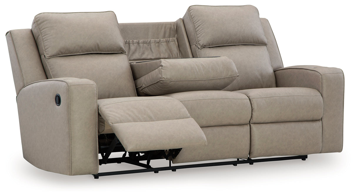 Lavenhorne Sofa, Loveseat and Recliner in Pebble - PKG015547