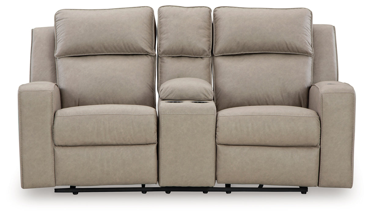 Lavenhorne Sofa, Loveseat and Recliner in Pebble - PKG015547