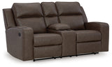 Lavenhorne Sofa, Loveseat and Recliner in Umber - PKG015545