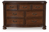 Lavinton King Panel Bed with Dresser and Nightstand in Brown - PKG019220