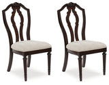 Lavinton Tan/Brown Dining Chair, Set of 2 - D764-01