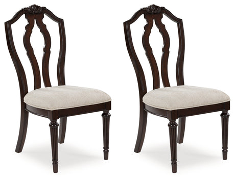 Lavinton Tan/Brown Dining Chair, Set of 2 - D764-01