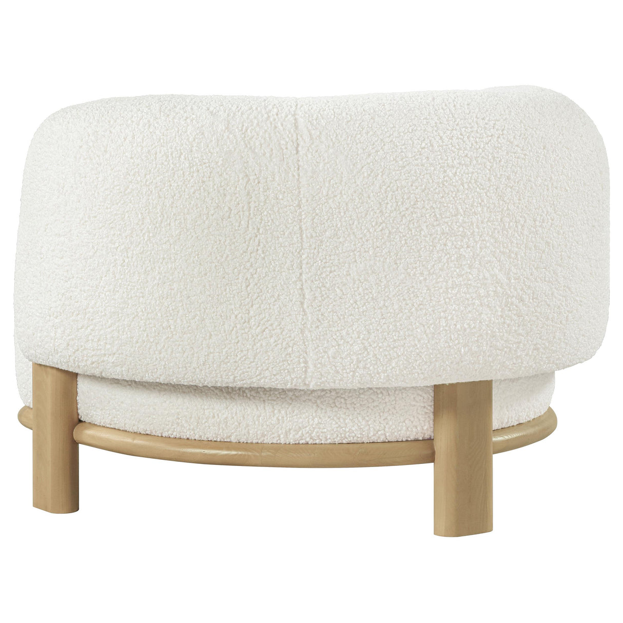 Lawler Upholstered Barrel Back Accent Chair Ivory - 903169