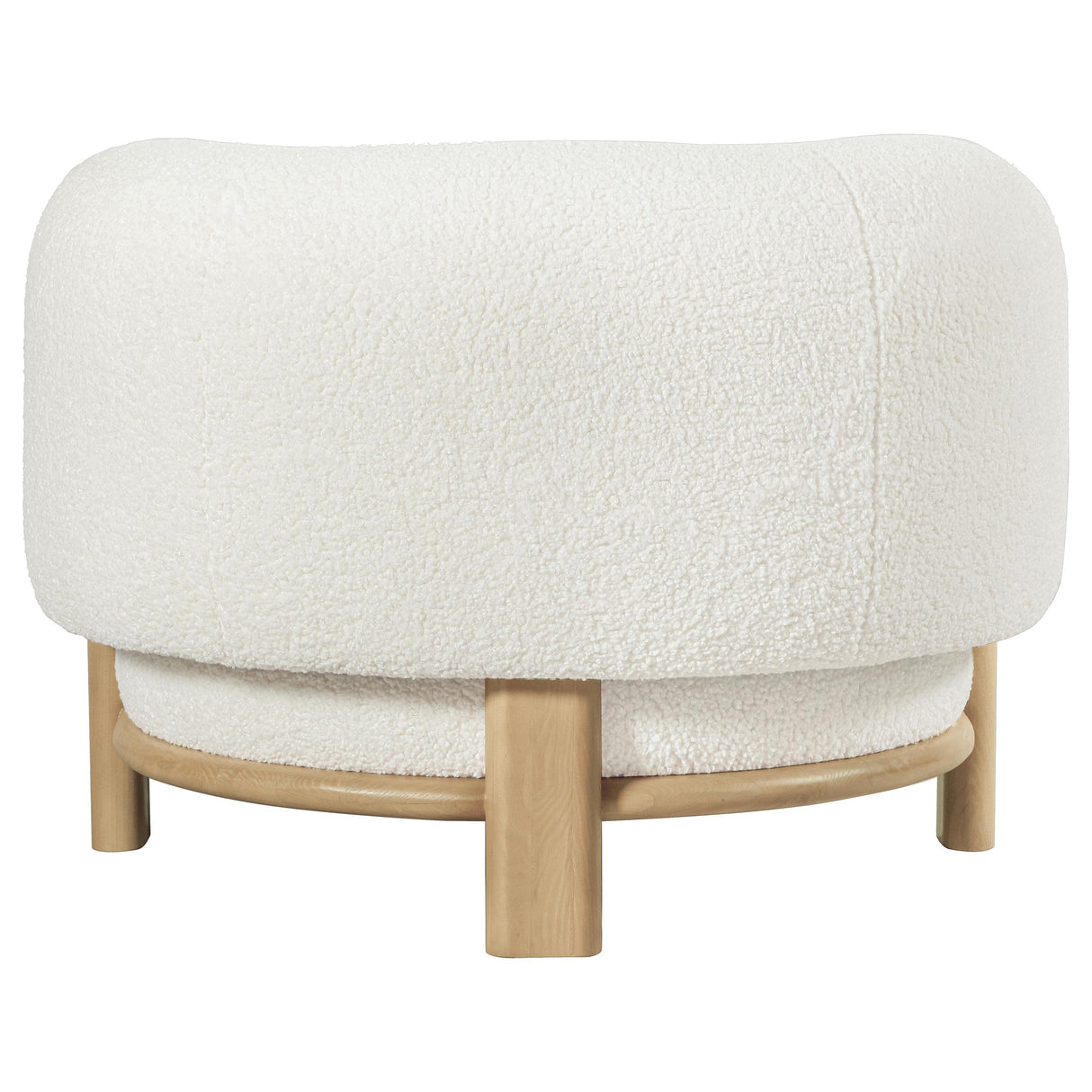 Lawler Upholstered Barrel Back Accent Chair Ivory - 903169