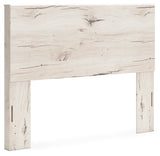 Lawroy Queen Panel Headboard with 2 Nightstands in Light Natural from Ashley - Luna Furniture