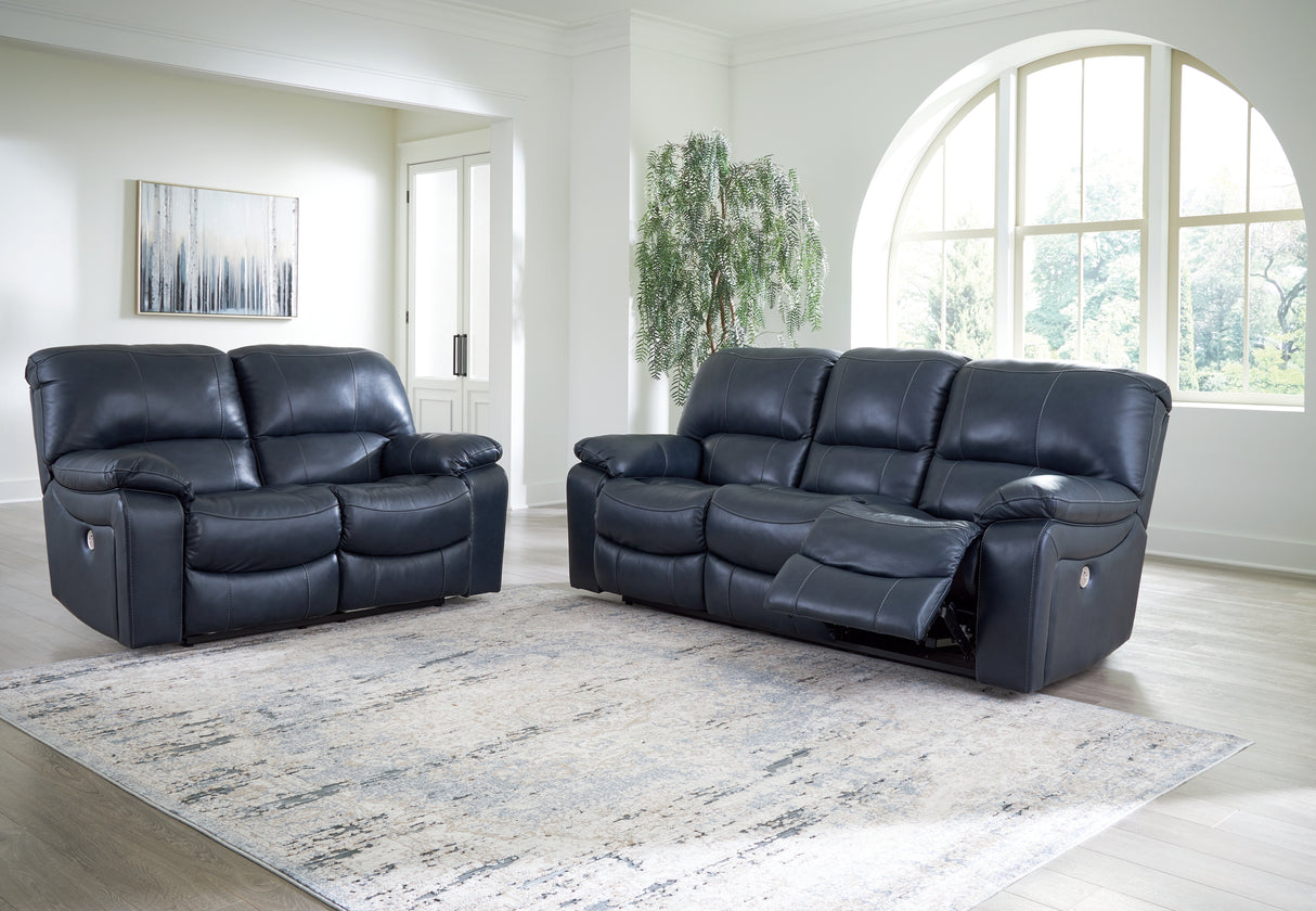 Leesworth Sofa and Loveseat in Ocean - PKG016542