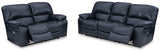 Leesworth Sofa and Loveseat in Ocean - PKG016542