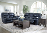 Leesworth Sofa and Loveseat in Ocean - PKG016542