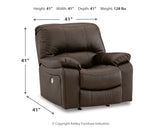 Leesworth Sofa, Loveseat and Recliner in Dark Brown - PKG015116