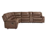 Lehi 6-Piece Manual Reclining Sectional from Steve Silver - Luna Furniture