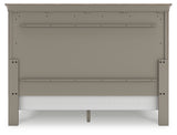 Lexorne King Sleigh Bed with Mirrored Dresser and Chest in Gray from Ashley - Luna Furniture