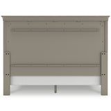 Lexorne King Sleigh Bed with Mirrored Dresser, Chest and 2 Nightstands in Gray - PKG015688