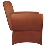 Liana Rust Orange Upholstered Roll Arm Accent Armchair from Coaster - Luna Furniture