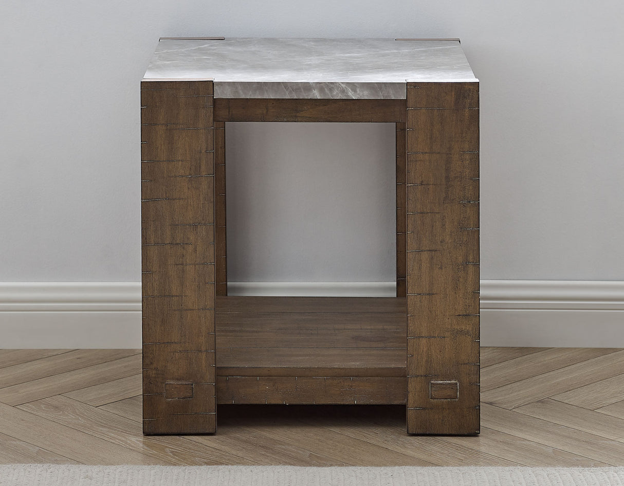 Libby Sintered Stone End Table from Steve Silver - Luna Furniture