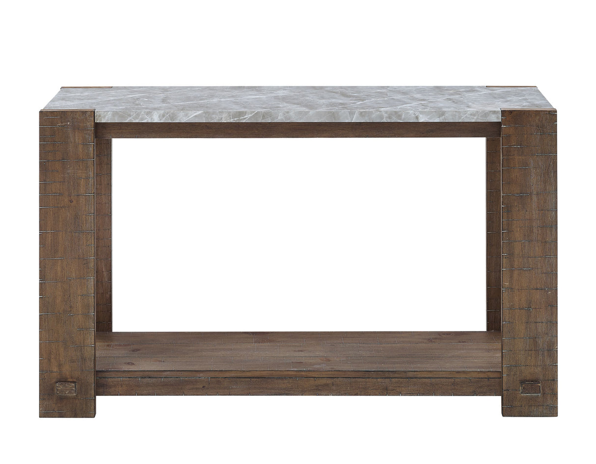 Libby Sintered Stone Sofa Table from Steve Silver - Luna Furniture