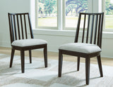 Light Brown Galliden Dining Table and 4 Chairs - PKG017098