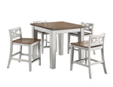 Lindale 5-Pack Counter Dining Set(Table & 4 Counter Stools) from Steve Silver - Luna Furniture