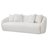 Linden Ivory Boucle Sofa - SOF03006101