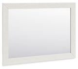 Linnocreek White Bedroom Mirror from Ashley - Luna Furniture