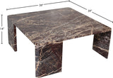 Livorno Coffee Table in Burgundy from Meridian - Luna Furniture