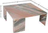 Livorno Coffee Table in Pink from Meridian - Luna Furniture