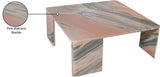 Livorno Coffee Table in Pink from Meridian - Luna Furniture