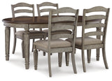 Lodenbay Dining Table and 4 Chairs in Two-tone - PKG012094