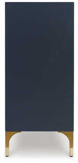 Loirwick Dark Blue Accent Cabinet - A4000677