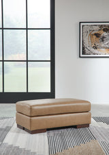 Lombardia Chair and Ottoman in Tumbleweed - PKG015468