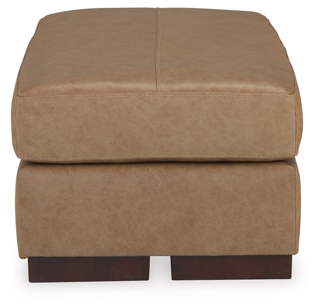 Lombardia Chair and Ottoman in Tumbleweed - PKG015468