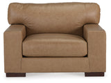 Lombardia Chair and Ottoman in Tumbleweed - PKG015468