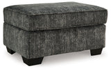 Lonoke Chair and Ottoman in Gunmetal - PKG015437