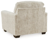 Lonoke Chair and Ottoman in Parchment - PKG015440