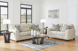 Lonoke Sofa and Loveseat in Parchment - PKG015441