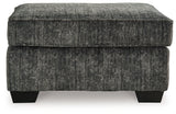 Lonoke Sofa, Loveseat, Chair and Ottoman in Gunmetal - PKG015439