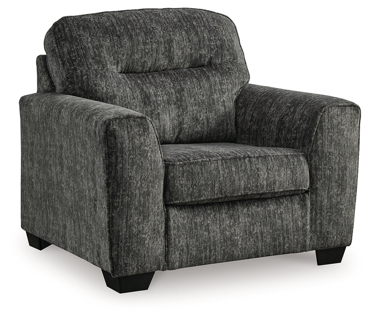 Lonoke Sofa, Loveseat, Chair and Ottoman in Gunmetal - PKG015439