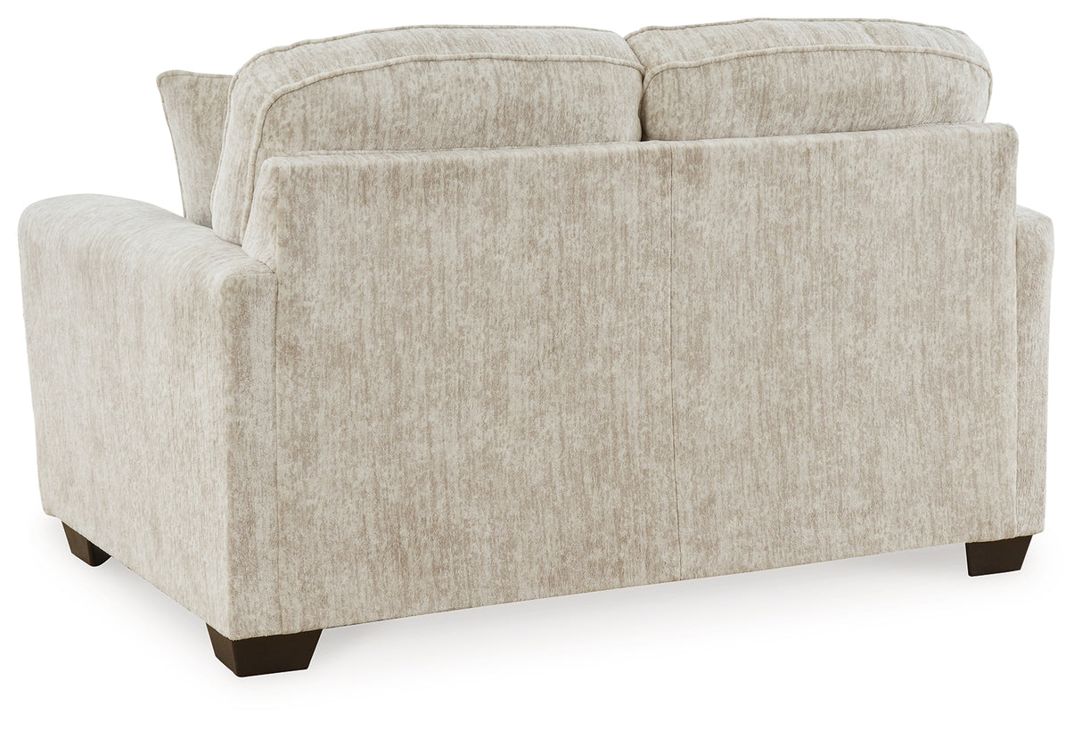 Lonoke Sofa, Loveseat, Chair and Ottoman in Parchment - PKG015442