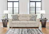 Lonoke Sofa, Loveseat, Chair and Ottoman in Parchment - PKG015442