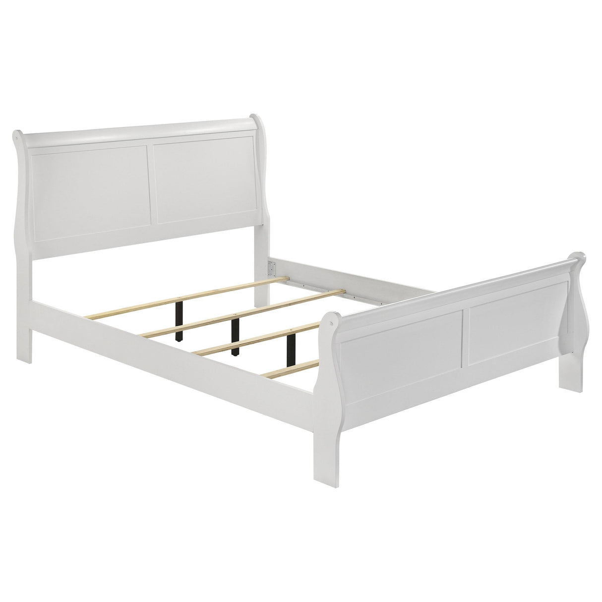 Louis Philippe 4-piece Eastern King Bedroom Set White - 202441KE-S4