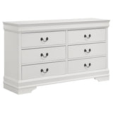 Louis Philippe 4-piece Eastern King Bedroom Set White - 202441KE-S4