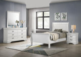 Louis Philippe 4-piece Twin Bedroom Set White - 202441T-S4