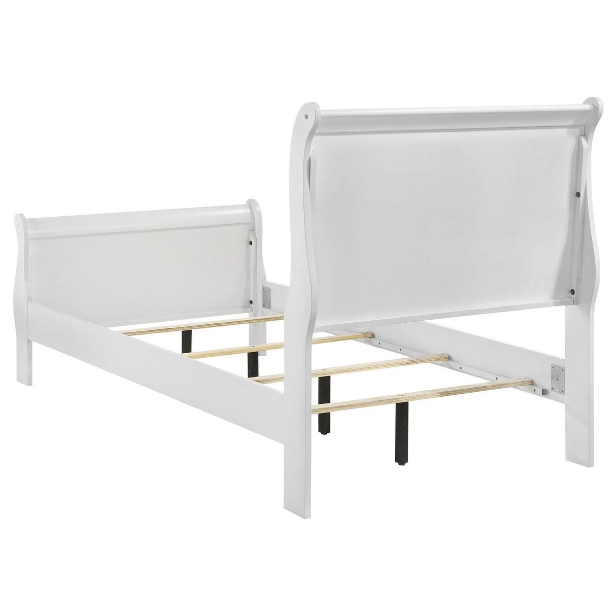 Louis Philippe 4-piece Twin Bedroom Set White - 202441T-S4