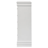 Louis Philippe 5-drawer Bedroom Chest White - 202445