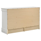 Louis Philippe 6-drawer Dresser White - 202443