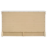 Louis Philippe 6-drawer Dresser White - 202443