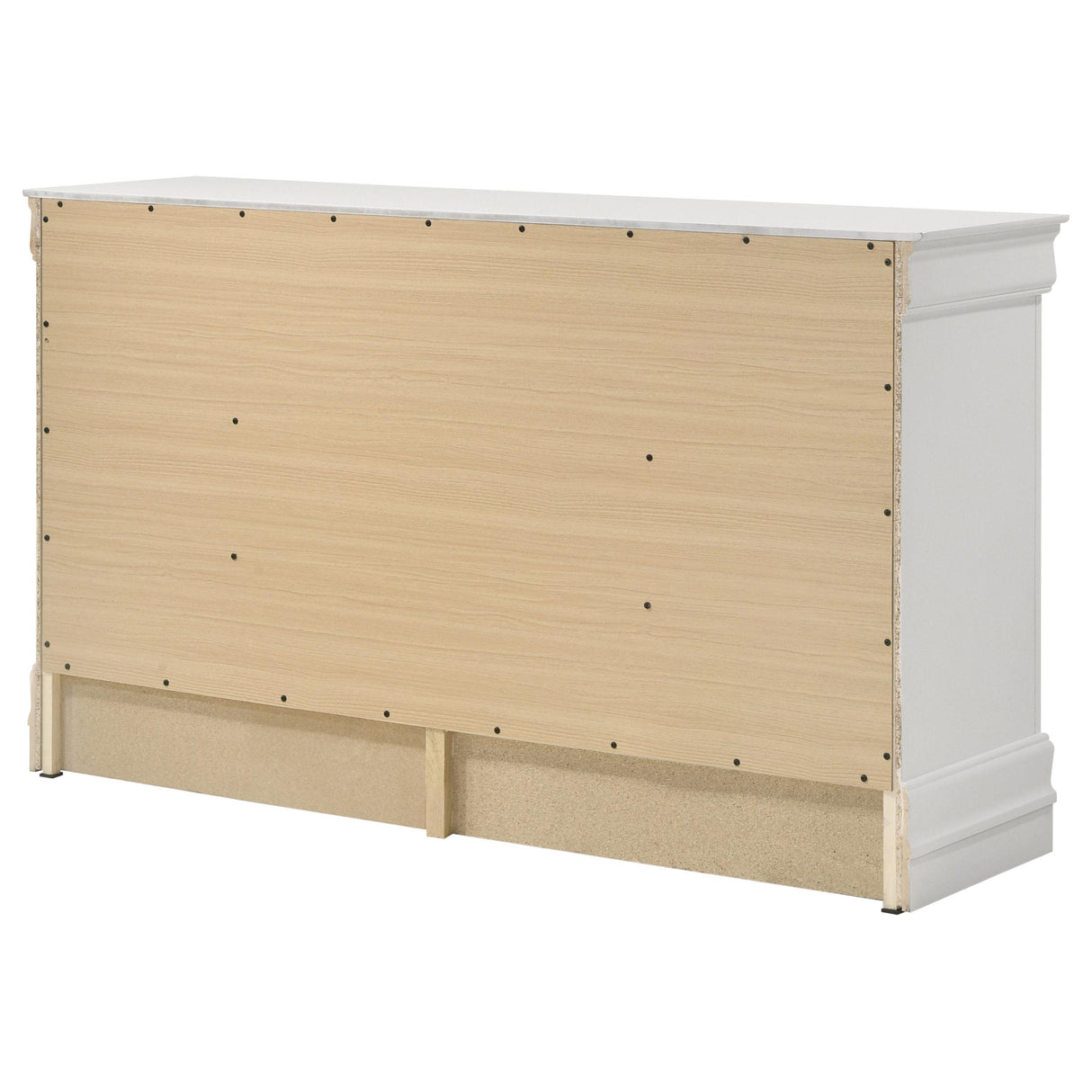 Louis Philippe 6-drawer Dresser White - 202443