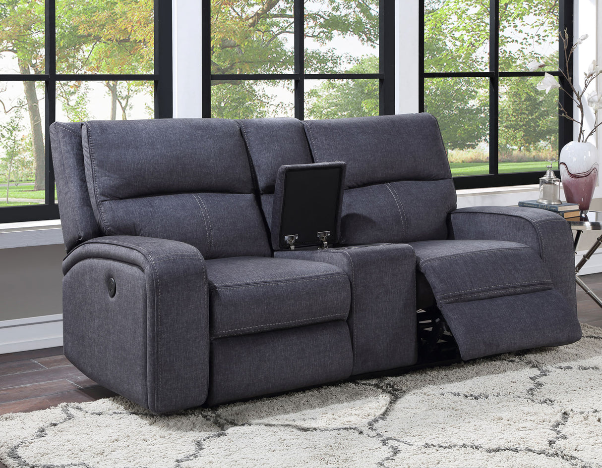 Lovell Power Console Loveseat from Steve Silver - Luna Furniture