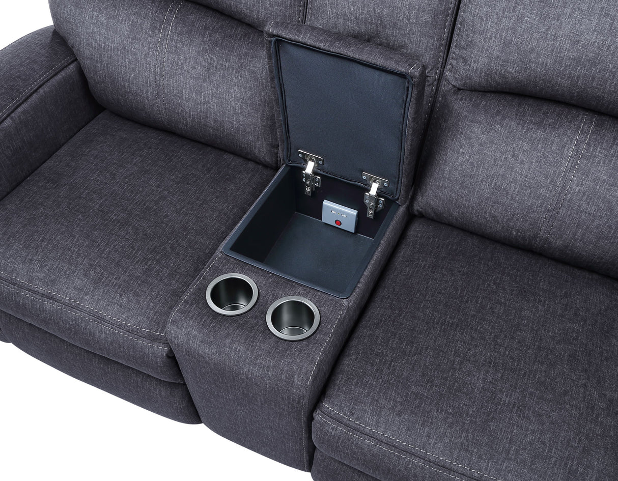 Lovell Power Console Loveseat from Steve Silver - Luna Furniture