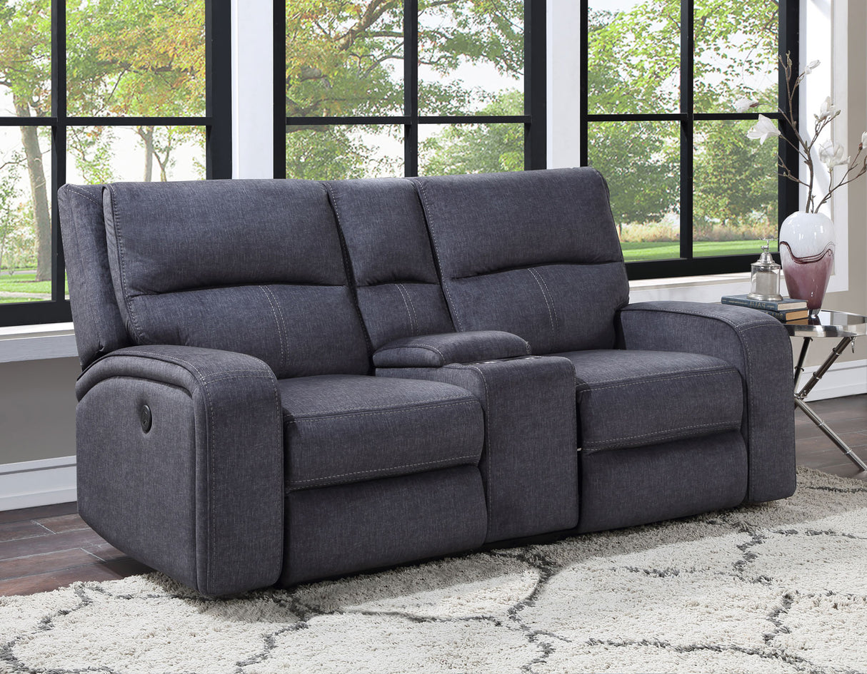 Lovell Power Console Loveseat from Steve Silver - Luna Furniture